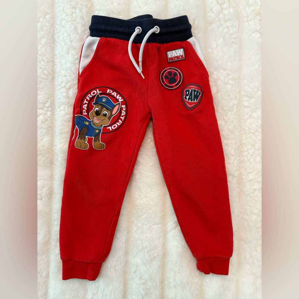 Toddler Boy Paw Patrol Red Hoodie jogger set and ZARA Gray Leggings Set - Picture 6 of 11